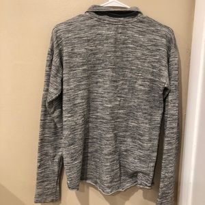 Grey Collared Sweatshirt